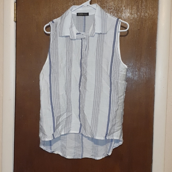 CCK STYLE button down NWOT - Picture 1 of 6
